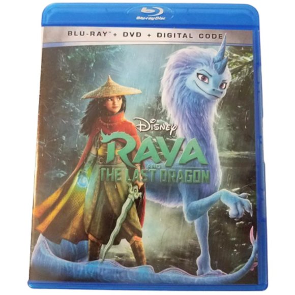Disney RAYA AND THE LAST DRAGON Blu-Ray + DVD Movie - Picture 2 of 4